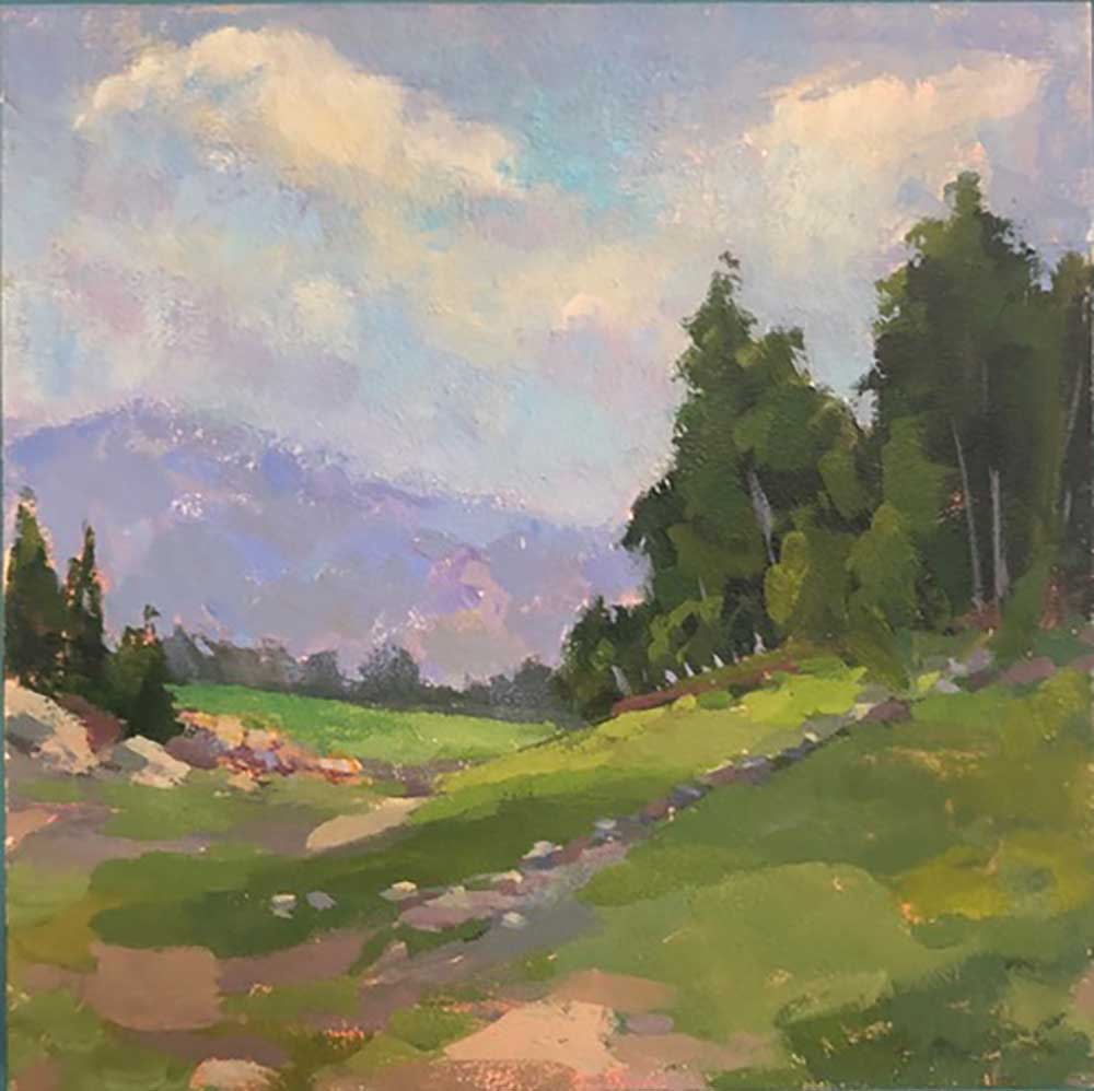 compton Summer Hills Gouache 8x8 450 768x766