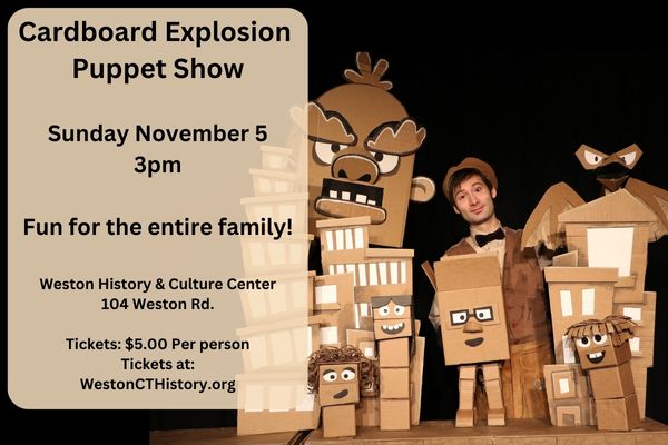Cardboard Explosion with text