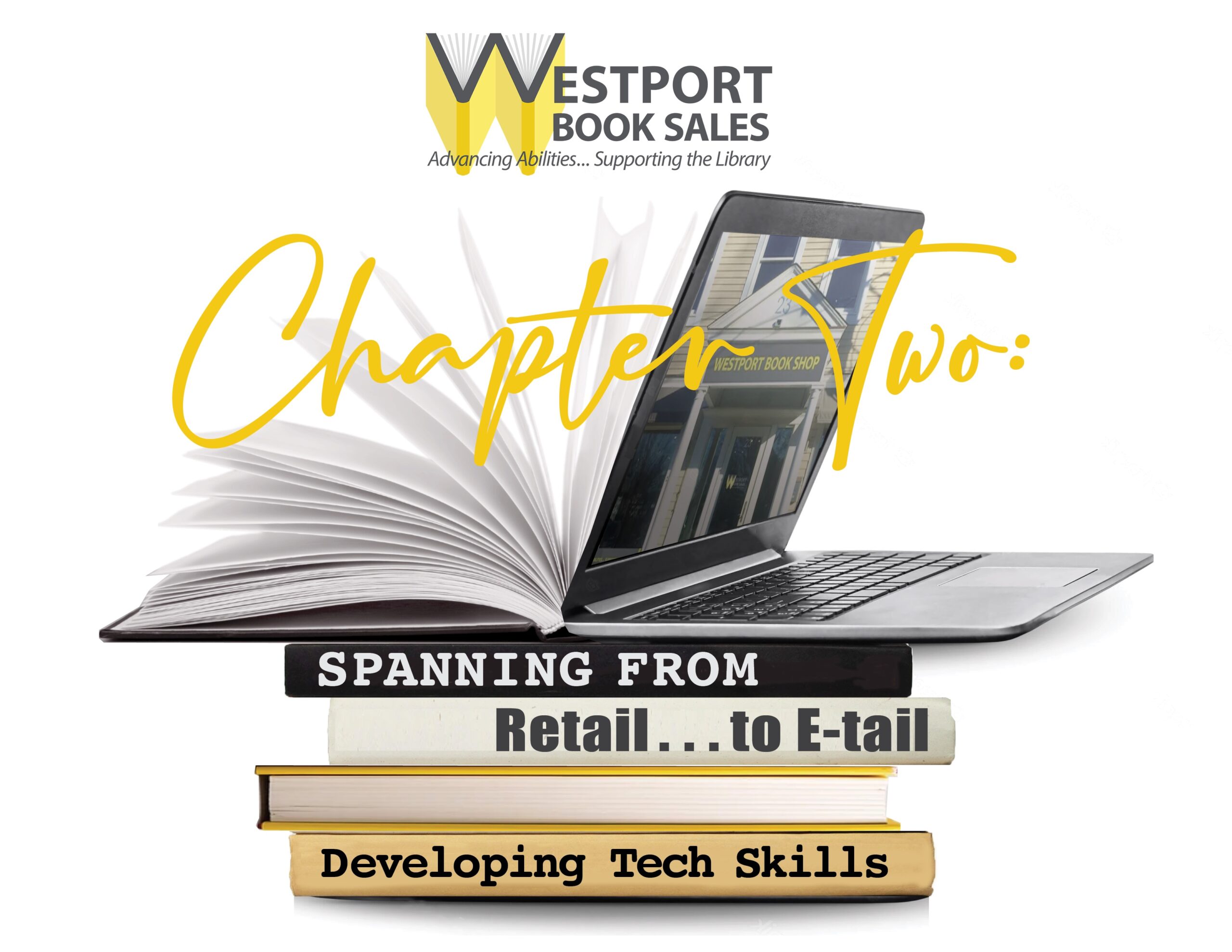 westport book sale benefit logo 768x593