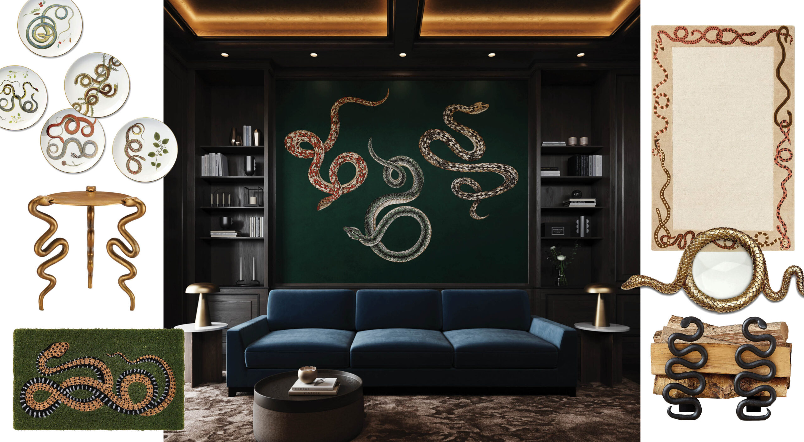 It's the Year of the Snake. Style Your Home Accordingly. | Moffly
