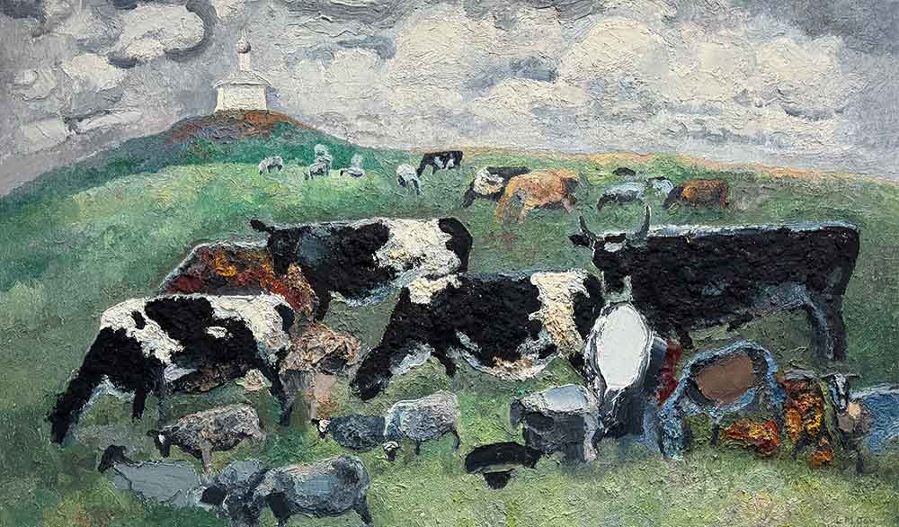 Grazing Cattle By Lev Meshberg 2 768x450