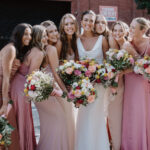 Sarah with her bridesmaids