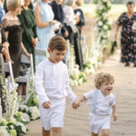 Ringbearers Raphael and Theodore DeSimone